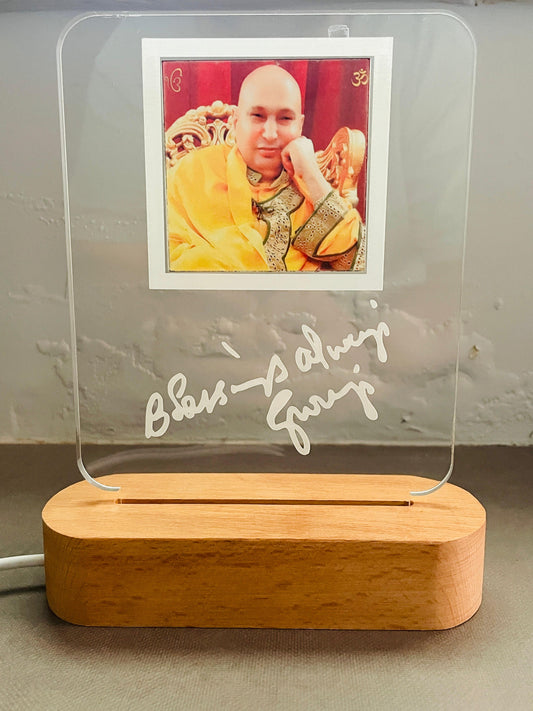 GAS- Guru Ji LED Light Glow Frame.
