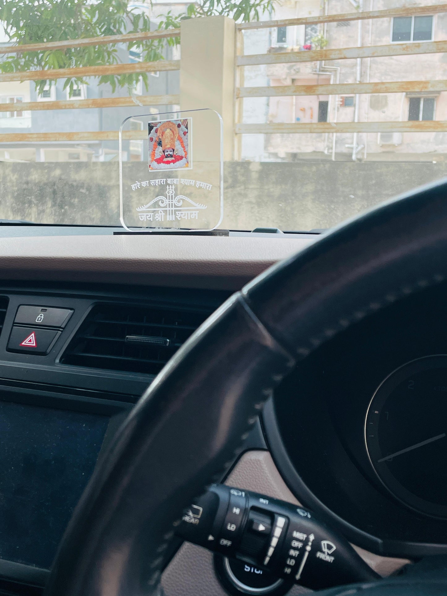 GAS- Khatu Shyam Ji Car Dashboard Frame Without Light.