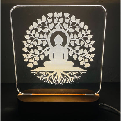 GAS- Lord Buddha LED Light Glow Frame