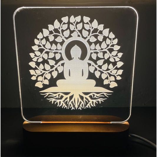 GAS- Lord Buddha LED Light Glow Frame